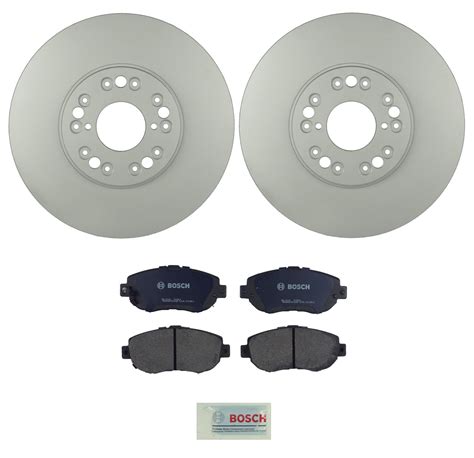 Bosch QuietCast Front Brake Kit 296mm Vented Disc Rotors Ceramic Pad