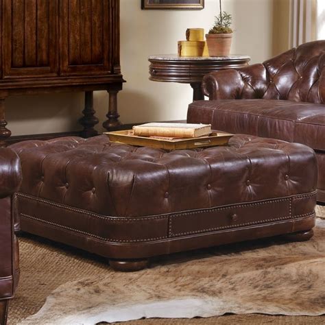 Leather Ottoman Coffee Table Tray - Odditieszone