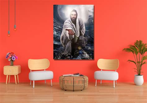 Jesus Christ Canvas Print Lord Jesus Canvas Jesus Canvas Print