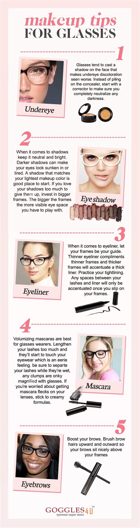 5 Vital Makeup Tips For Girls Wearing Glasses