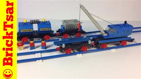 Lego Train Cargo Wagon In Set From Vintage Trains Youtube