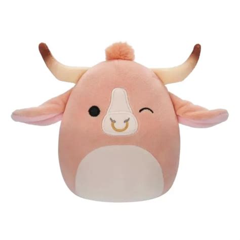 SQUISHMALLOWS EVERYDAY ÉQUIPE 12 7cm Peluche Howland Le Taureau EUR 13