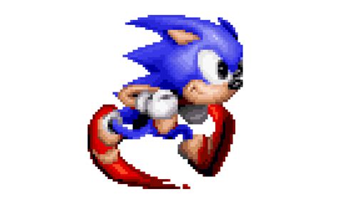 Sonic The Hedgeblog Higher Resolution Sprite Artwork Of Classic Sonic