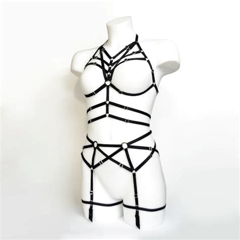 Strappy Body Harness Etsy