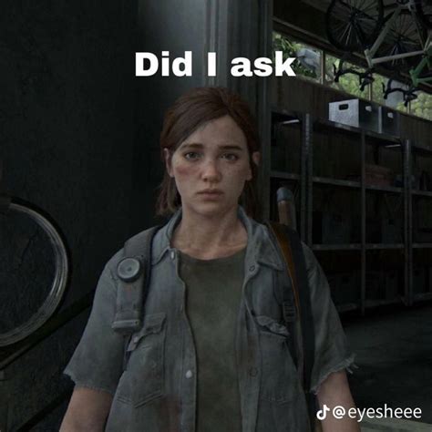 The Last Of Us Ellie Williams Wallpaper Tlou Meme Reaction Pictures