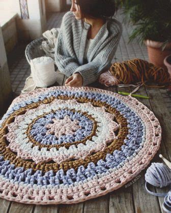 APRENDE HACER ALFOMBRA DE CROCHET PASO A PASO