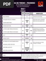 Divisão De Treino Feminino 5 Vezes Na Semana Pdf - Treino Feminino 5x na Semana Iniciante | PDF | Autoajuda