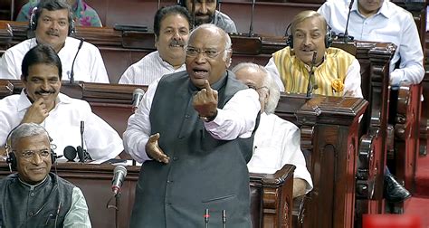 Mallikarjun Kharge speaks in the Rajya Sabha - TheDailyGuardian