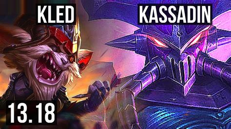 Kled Vs Kassadin Mid Rank Kled Legendary Tr Challenger