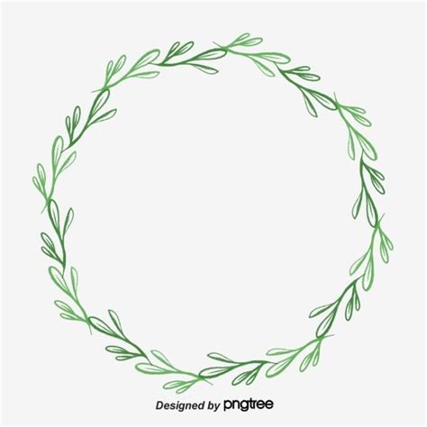 Green Leaf Garland, Green, Leaf, Wreath PNG Transparent Clipart Image ...