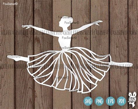 Ballerine Svg Coupe Fichier Fichier De Coupe Svg Danseuse De Ballet