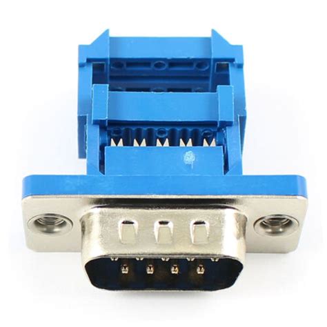 Pcs D Sub Pin Male Idc Type Adapter Connector For Flat Ribbon Cable