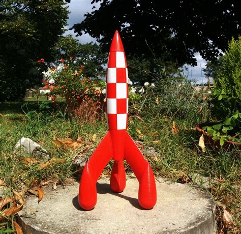 Fichier Stl Gratuit Fus E Tintin Tintin Rocket Mod Le Pour Impression