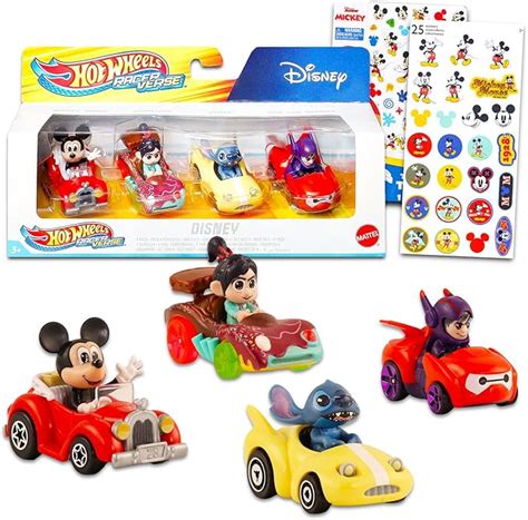 Amazon Disney Character Cars Hot Wheels Set Pc Disney Party Supplies Bundle With Disney