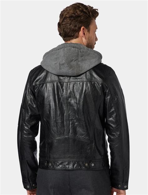 Shop Mens Leather Jacket With Hood [new Edition For Winter]