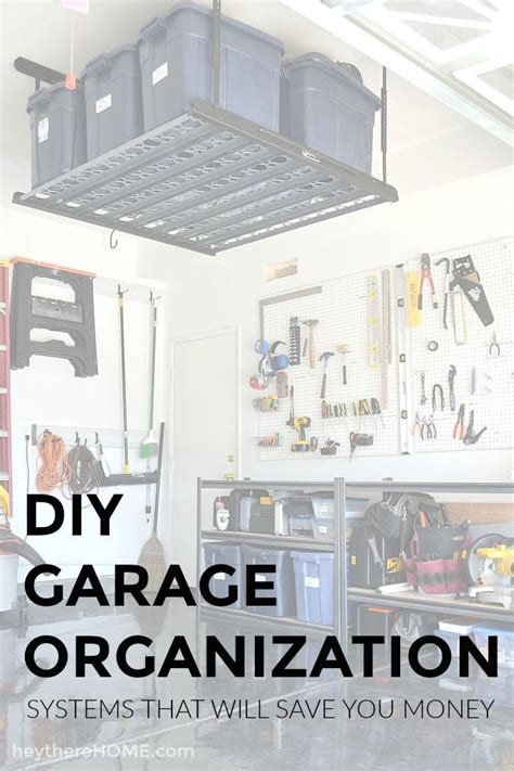 DIY Garage Organization Ideas - Garage Reveal | Garage organization ...