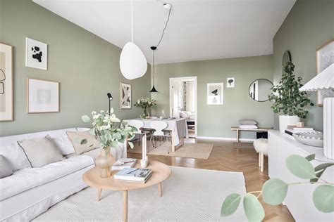 Sage Green Living Room Sage Green Walls Natural Living Room Simple