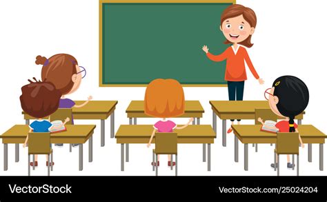 Classroom Royalty Free Vector Image - VectorStock