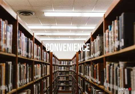 arti kata convenience  kamus bahasa inggris terjemahan indonesia