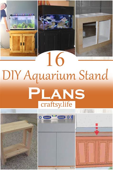 16 Cheap DIY Aquarium Stand Plans - Craftsy