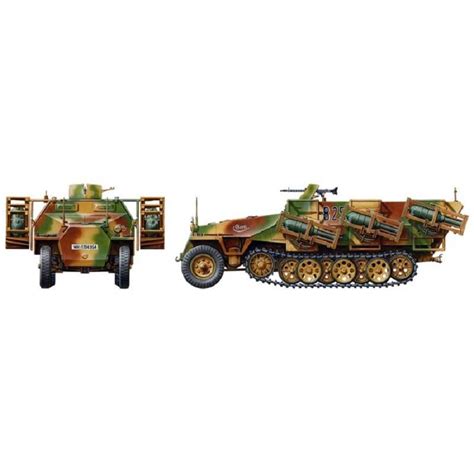 Mtl SPW Sd Kfz 251 1 Ausf D Stuka zu Fuss TAMIYA 32566 1 48ème