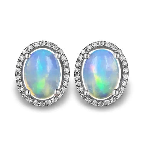 Zhhiry Natural Fire Opal Earrings Genuine Gem Stone Solid 925 Sterling Silver Real Earrings For