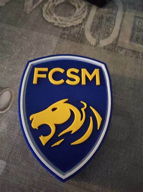 Fichier STL gratuit Logo Club de Foot Lumineux FCSM SochauxModèle