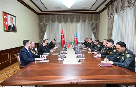 Azerbaijan Turkiye Discuss Military Cooperation Prospects Photos Video