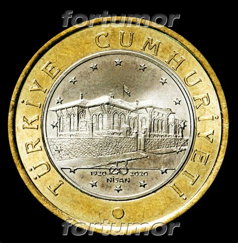 Turkey Lira Tbmm Th Year Of Grand National Assembly Unc