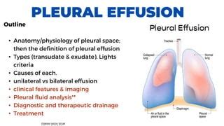 OSS PLEURAL EFFUSION BY OSMAN Pptx