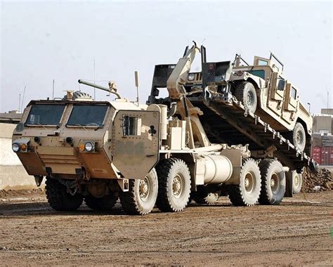 Oshkosh Hemtt Heavy Expanded Mobility Tactical Truck M1120 Us Army