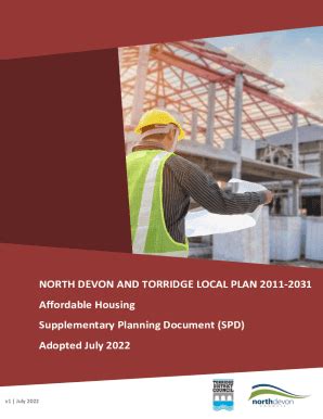 Fillable Online Affordable Housing Supplementary Planning Document Spd