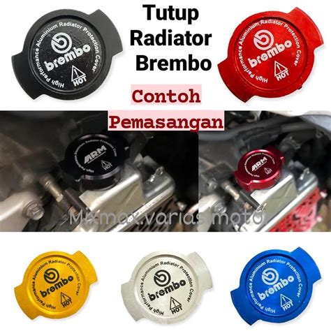 Jual CAP TUTUP COVER RADIATOR VARIASI WARNA FULL CNC NMAX AEROX PCX