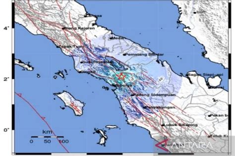 Tapanuli Utara Diguncang Gempa Magnitudo 4 8 Dengan Kedalaman 10 KM