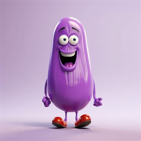 Premium Ai Image The Colorful Adventures Of Purple Jelly Bean A Pixar Cartoon In 4k