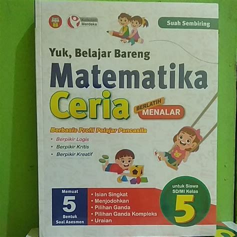 Jual Buku Yuk Belajar Bareng Matematika Ceria Sd Kelas Shopee