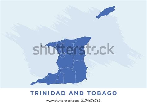 National Map Trinidad Tobago Trinidad Tobago เวกเตอร์สต็อก ปลอดค่าลิขสิทธิ์ 2174676769