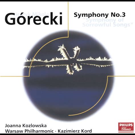 Gorecki Symphony No Symphony Of Sorrowful Songs Album Von