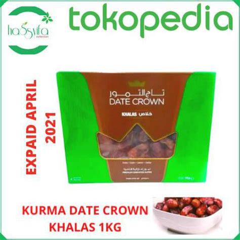 Jual Kurma Emirate Date Crown Jenis Khalas 1 Kg Import Shopee Indonesia