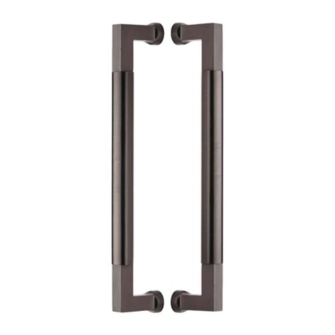 Heritage Brass Door Pull Handle Bauhaus Design 330mm Matt Bronze Finish