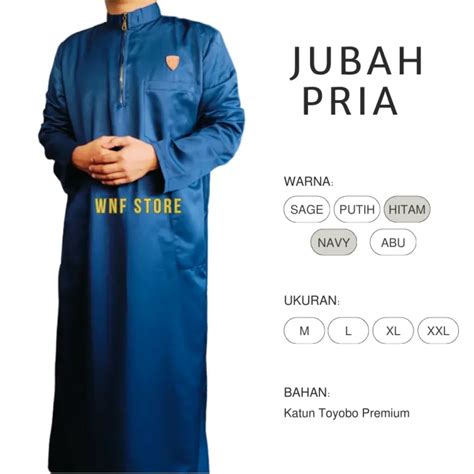 Jubah Gamis Pria Katun Toyobo Premium Ukuran M Xxl Lazada Indonesia