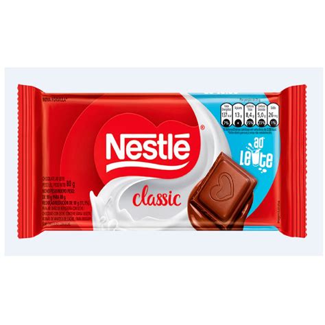 Chocolate Nestle Classic Ao Leite Barra X G Distribuidora Campos