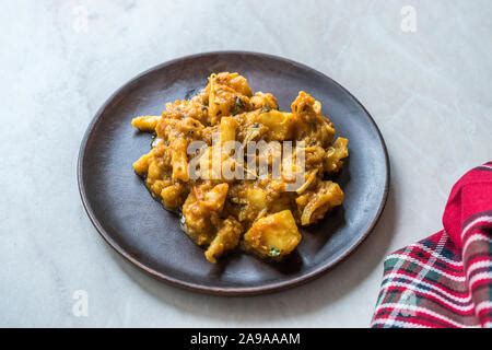 Indian Food Spicy Masaledar Aloo Gobi And Beans Tawa Sabzi Recipe