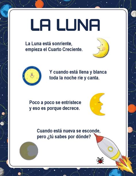 Actividades Para Educación Infantil 11 Actividades Para Trabajar La Luna 1 De 2