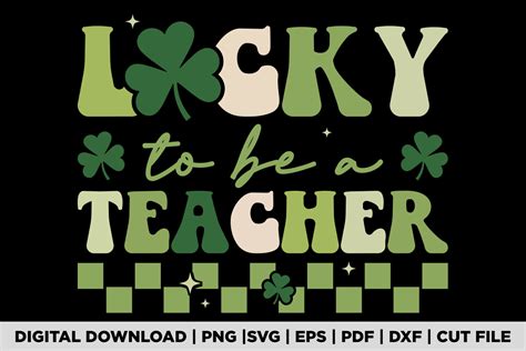 Lucky To Be A Teacher St Patricks Day Graphic By Pod Graphix · Creative