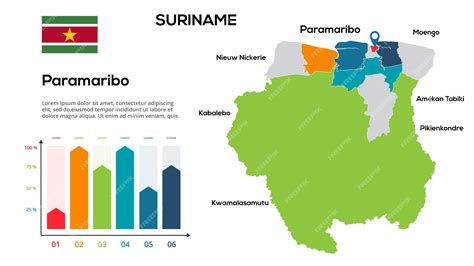 Premium Vector Suriname Map Image Of A Global Map In The Form Of