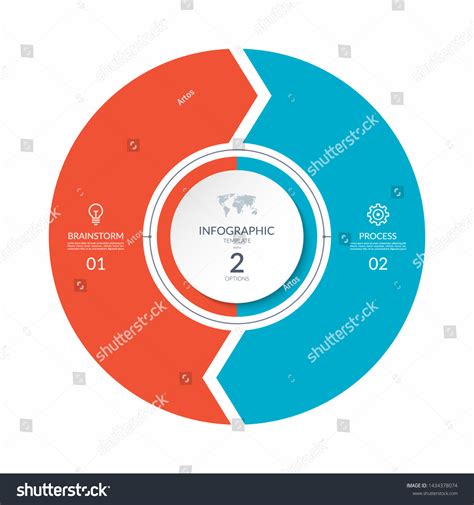 Infographic Process Chart Cycle Diagram 2 Stock Vector (Royalty Free ...