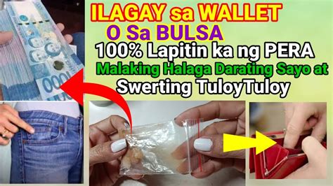 Ilagay Sa Pitaka At Bulsa Nang Suswertehen Sa Pera Araw Araw Totoo