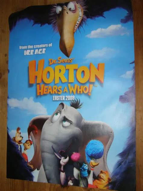 Uk Movie Original Mini Poster Film Dr Seuss Horton Hears A Who Eur