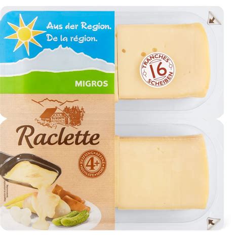 Raclette Fleuron Scheiben Migros